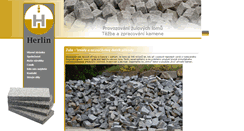 Desktop Screenshot of herlin-granit.com