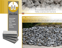 Tablet Screenshot of herlin-granit.com